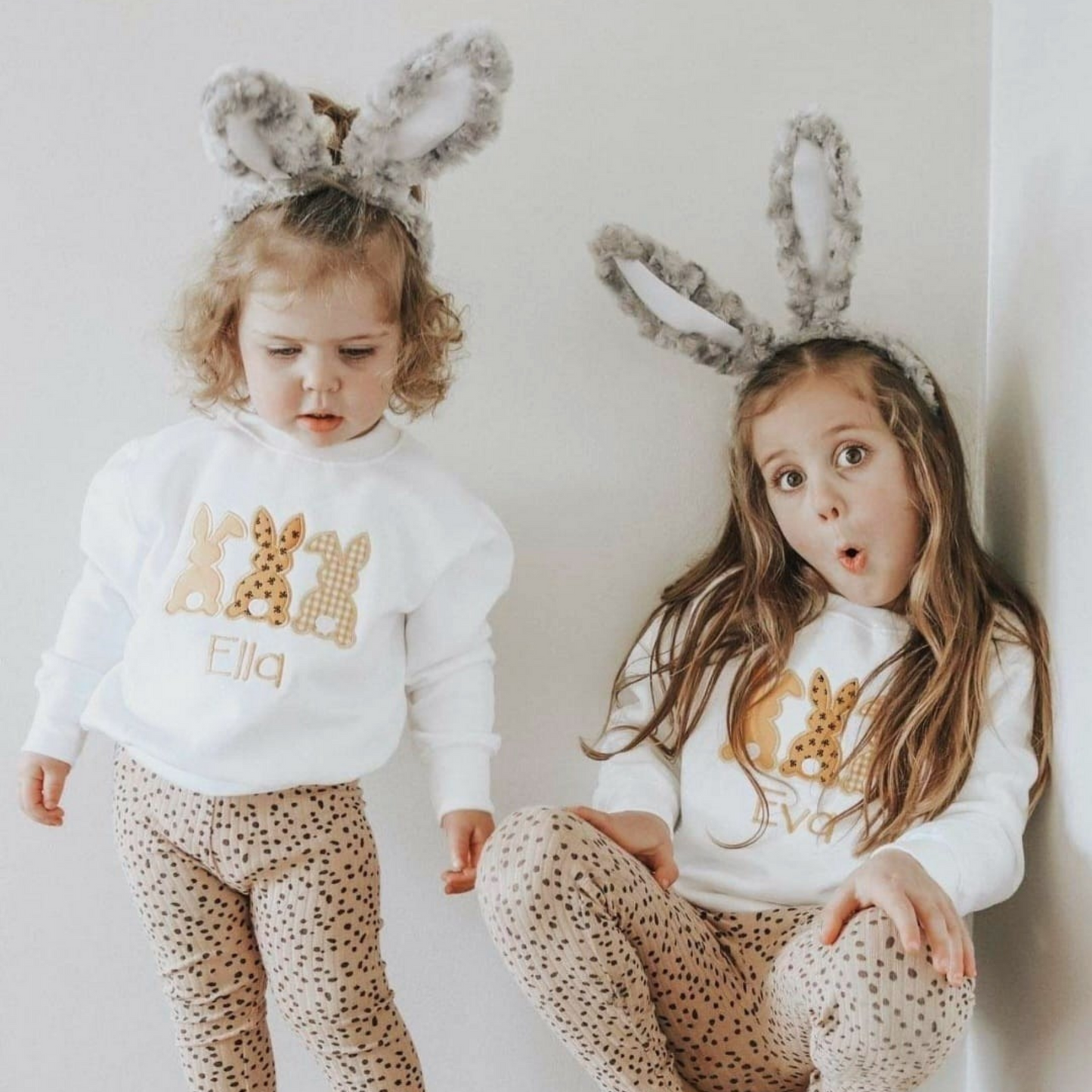 Personalised Embroidered Children's Easter Cute Bunny Design