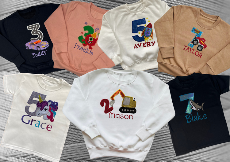 Childrens Birthday Tops & Tees