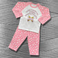 Childrens Personalised Embroidered Pyjamas Saying 'When I wake up I will be starting nursery'. Cute Pencil Design with Child's Name.