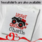 Personalised Embroidered Children's Valentine's Top: Truck Design.