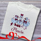 Personalised Embroidered Children's Valentine's Top: Geese Design
