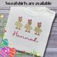 Personalised Embroidered Children's Easter Chicks Design